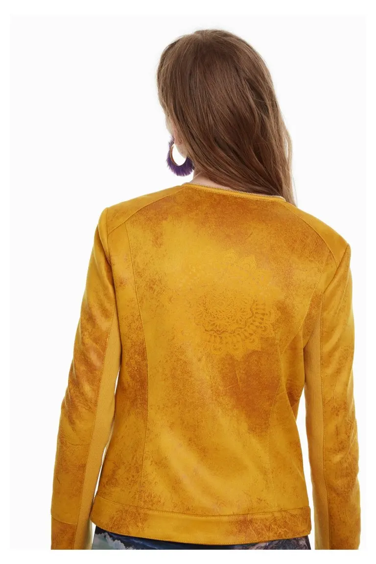 Модная желтая куртка 2019|Женские куртки| |