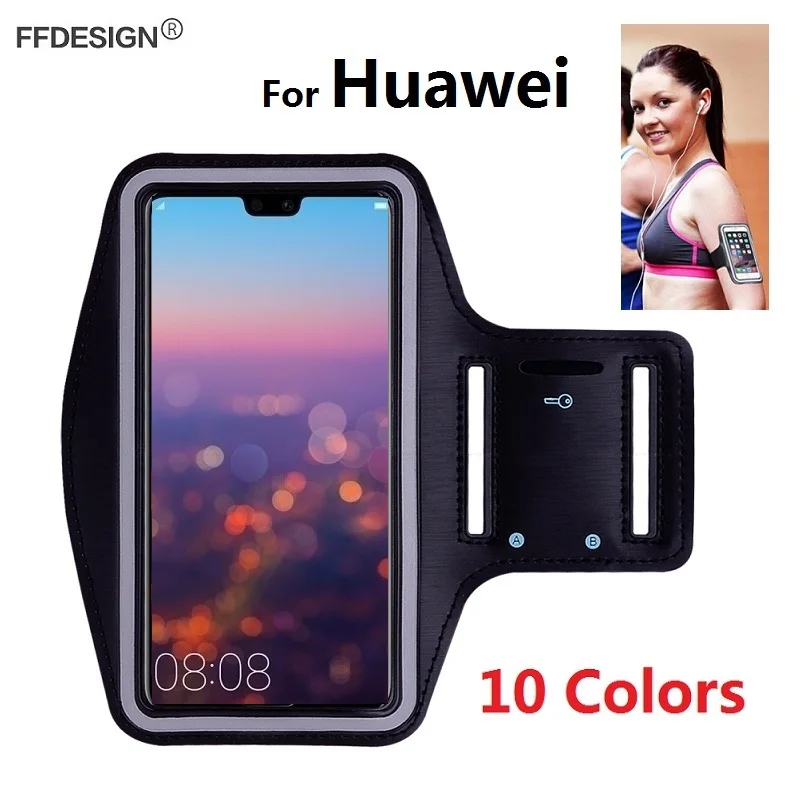Спортивные для бега браслет контейнер сумка чехол телефона на руку huawei P30 P20 Pro P10 P9