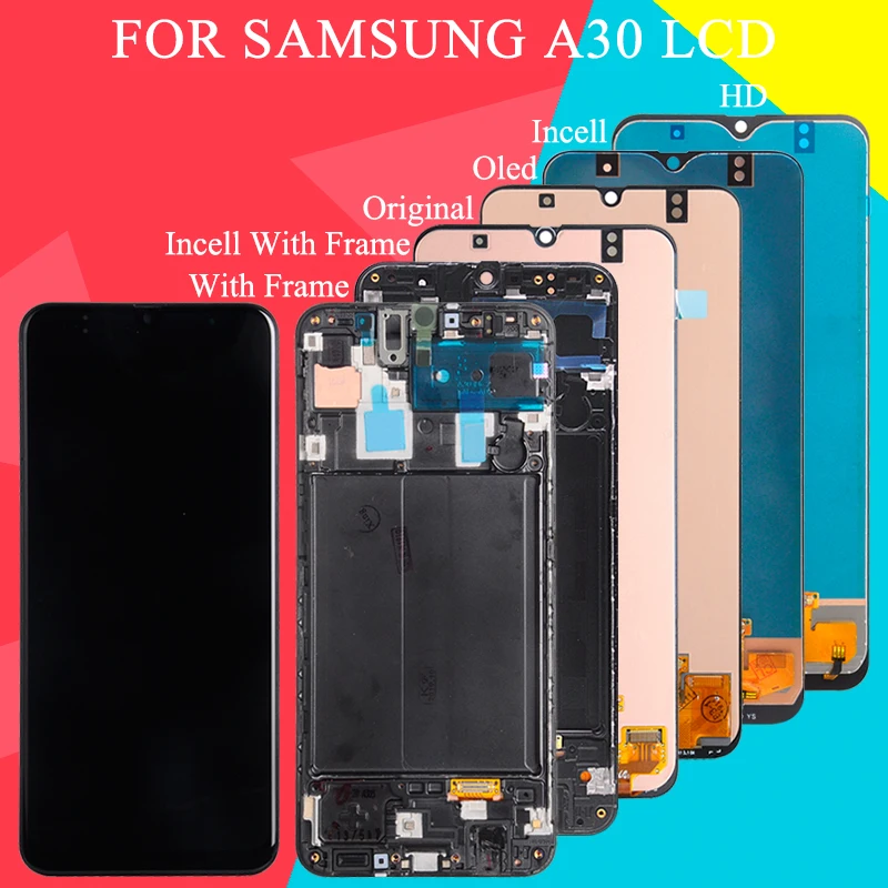 

Catteny 6.4inch A305 Display For Samsung Galaxy A30 Lcd Touch Screen Digitizer A305F Assembly With Frame Free Shipping