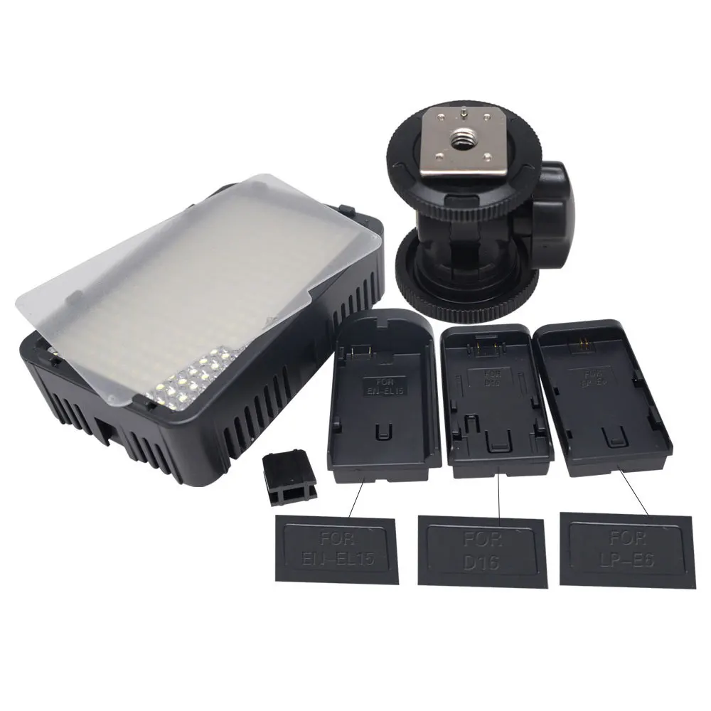 

Mcoplus 198 ED High Power Panel Video Light Fill Light for Canon Nikons Pentax Panasonics Sonys Digital SLR Cameras Camcorders