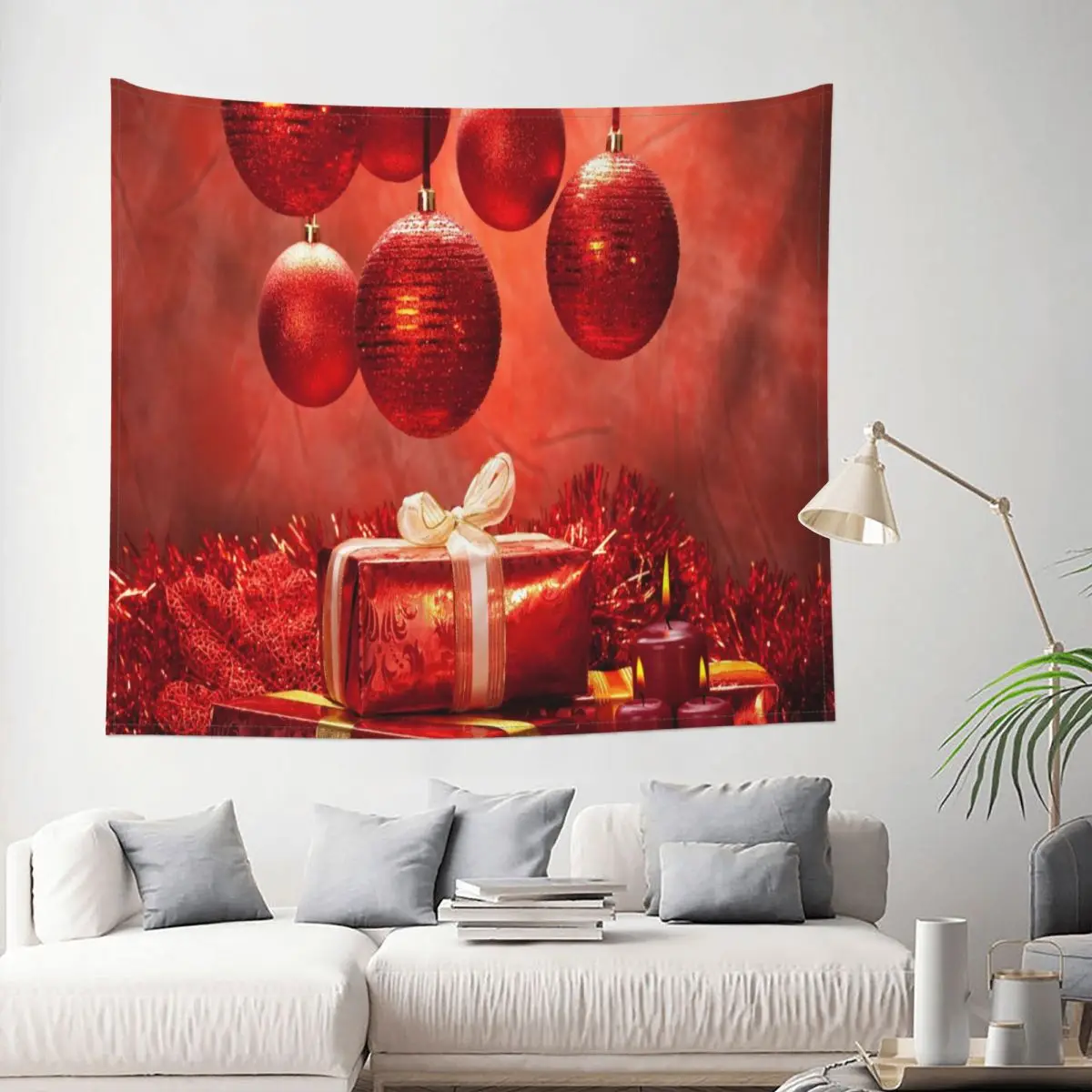 

New Year Sweets Tapestry Christmas New Year Decoration Wall Room Home Decor Hanging Living room Kawaii Cute Fashion