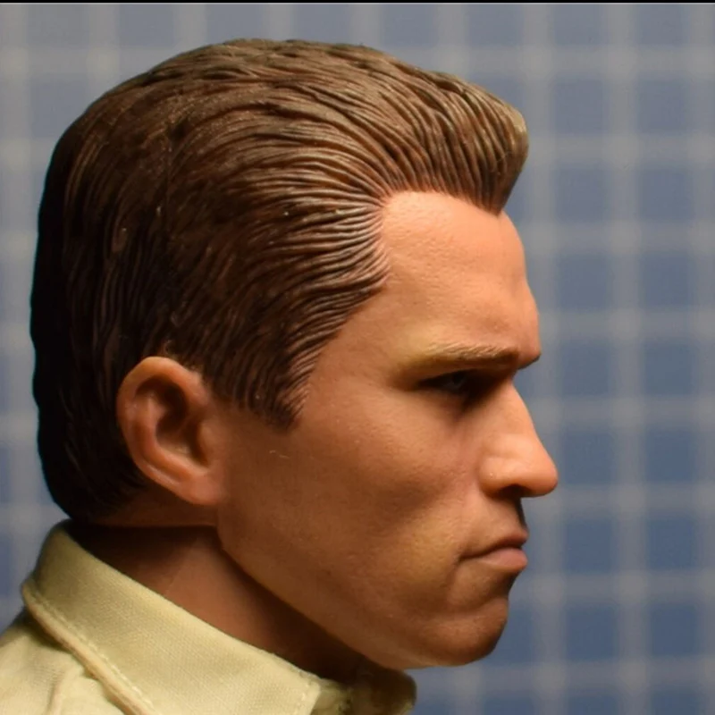 Collectible 1/6 Scale Arnold Schwarzenegger Head Sculpt with Glasses Carving Model Terminator 2 T800 For 12&quot Action Figure | Игрушки и