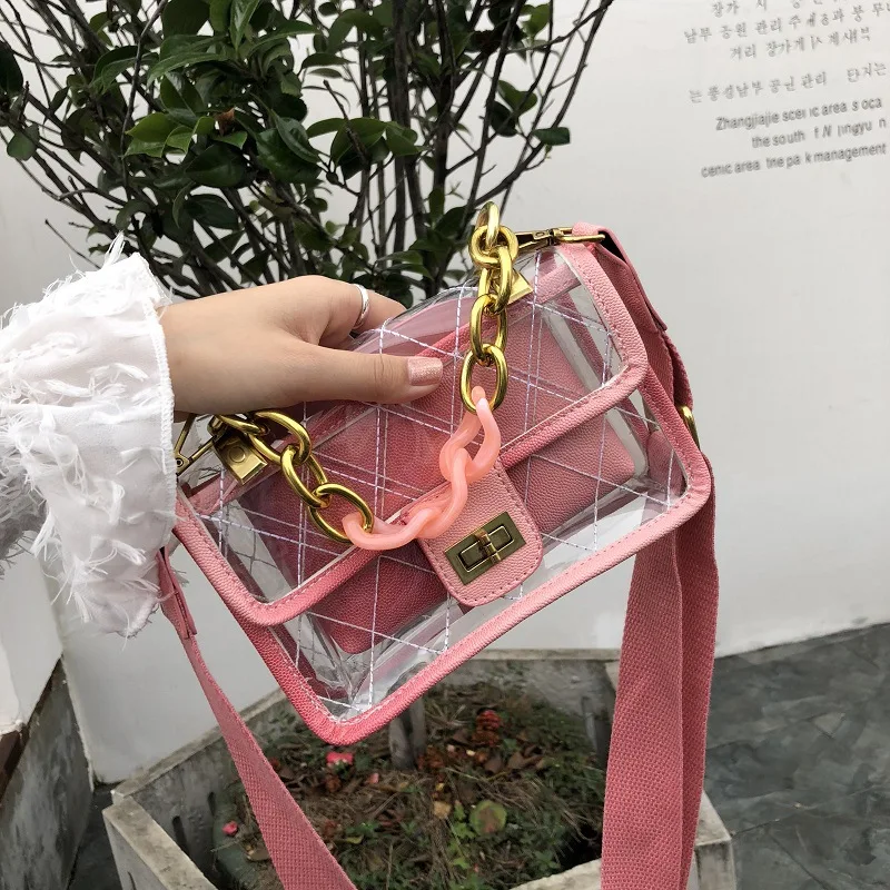 Новинка лета 2020 миниатюрная жидкая пляжная гелевая сумка через плечо женская