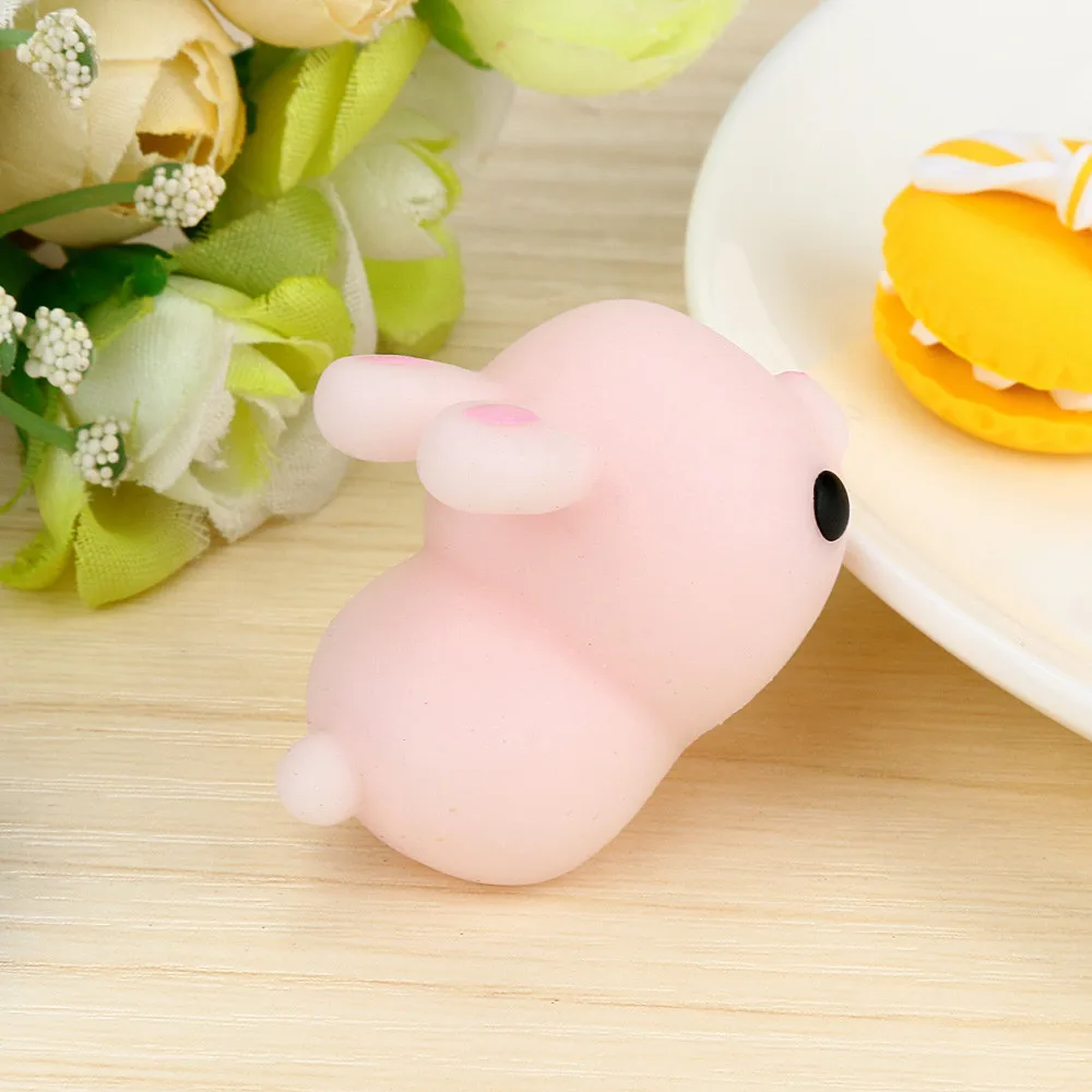 Миниатюрный милый Сжимаемый кот антистрессовый мяч Mochi Восстанавливающий форму