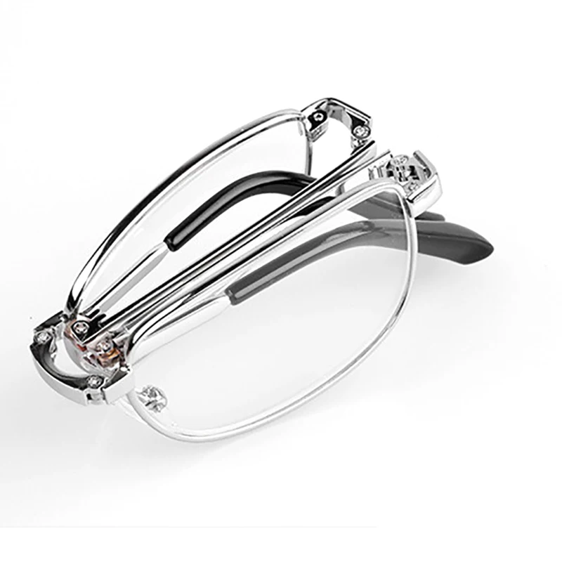 Folding Reading Glasses Men And Women Ultralight Portable Presbyopia Eyeglasses Diopter +0.5 0.75 1.0 1.25 1.5 1.75 2.0 To 4.0 | Аксессуары