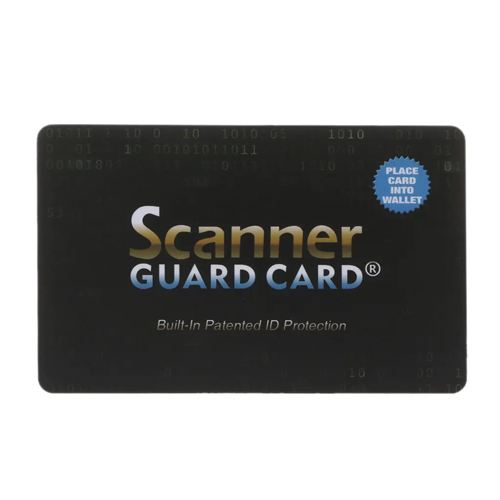 

Портативная защита для кредитных карт, RFID-защита, защита от сигналов NFC, безопасная защита для паспорта, чехол, кошелек