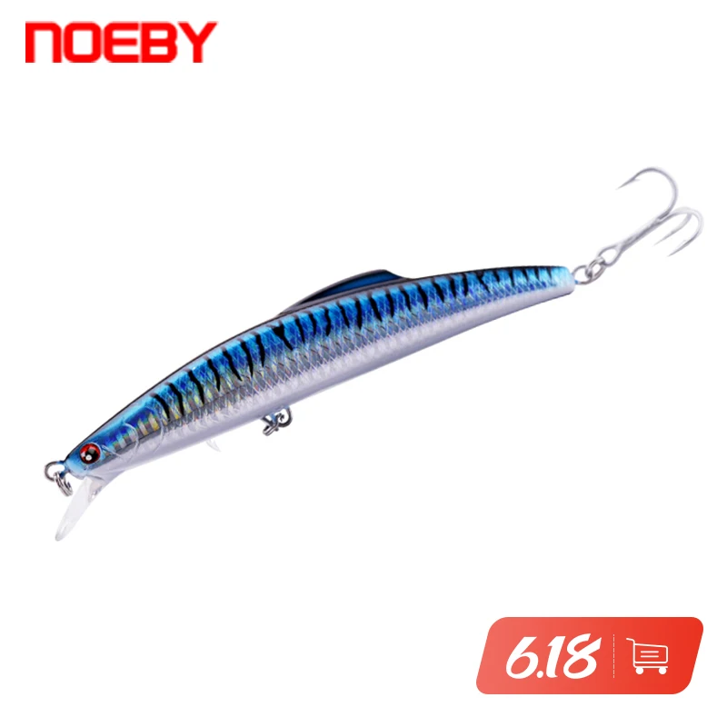 NOEBY NBL9067 рыболовная Тонущая приманка гольян 35 г 60 для щуки искусственная наживка с