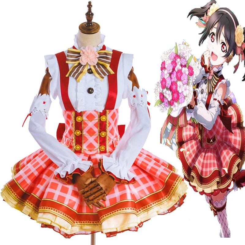 

Anime Love Live! Cosplay Costume Nico Yazawa Bouquet Flowers Awakening Cosplay Costume Halloween Party Costume Customization