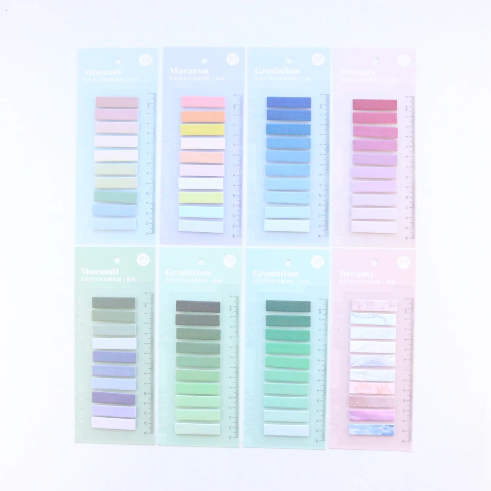 Милый цветной самоклеящийся набор Domikee для офиса и школы этикеток записей