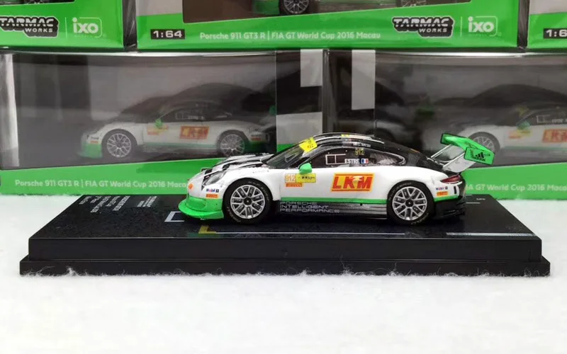 Tarmac работает с автомобилями 1:64 Porsches 991 GT3 R Macou CT CUP FIA GT World Cup 2016-912 коллекционный