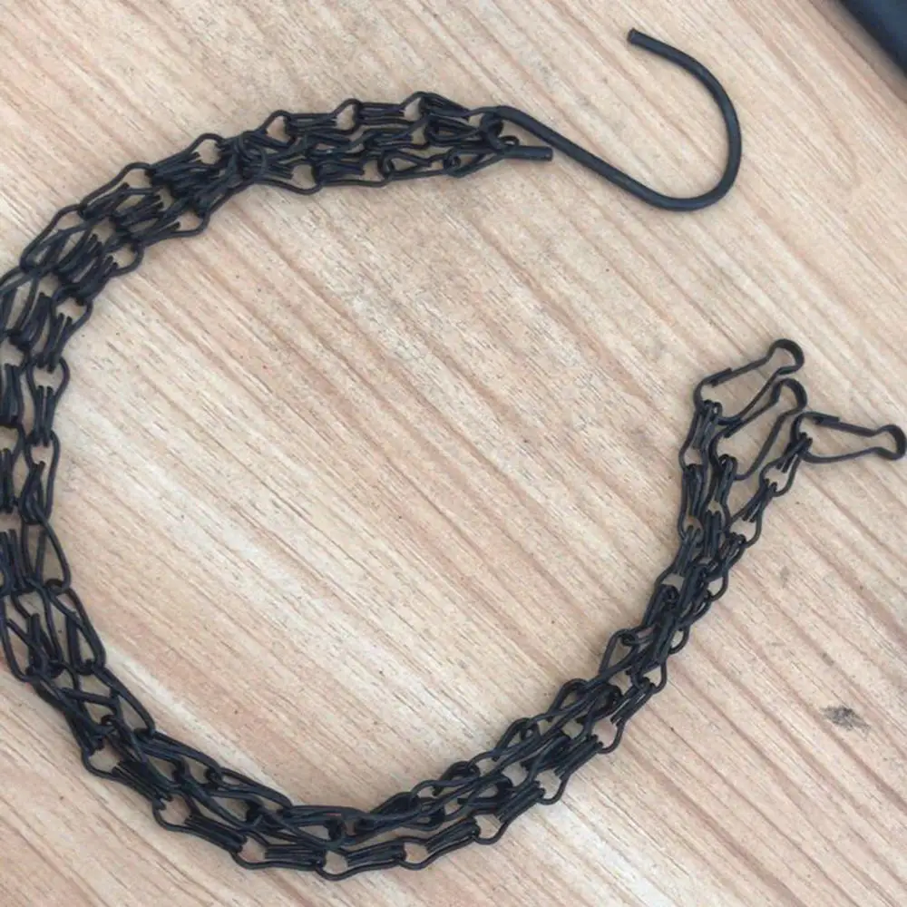 

Flower Pot Basket Replacement Chain 3 Point 4Pcs Hanging Basket Chain Garden Plant Hanger Flower Pot Garden Supplies Hot Sale