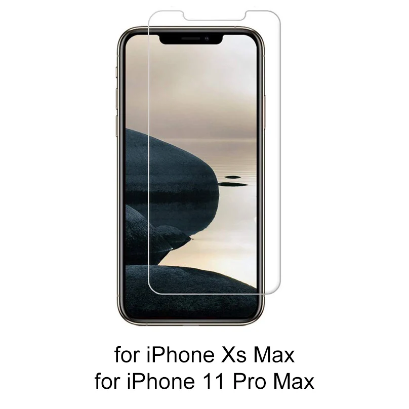 for 6.5 inch 9H закаленное стекло для Iphone 7 8 6 6s Plus 5 5S Se Защитное стекло для экрана для Iphone 11 Pro Xs Max X Xr пленка - Цвет: for 6.5 inch