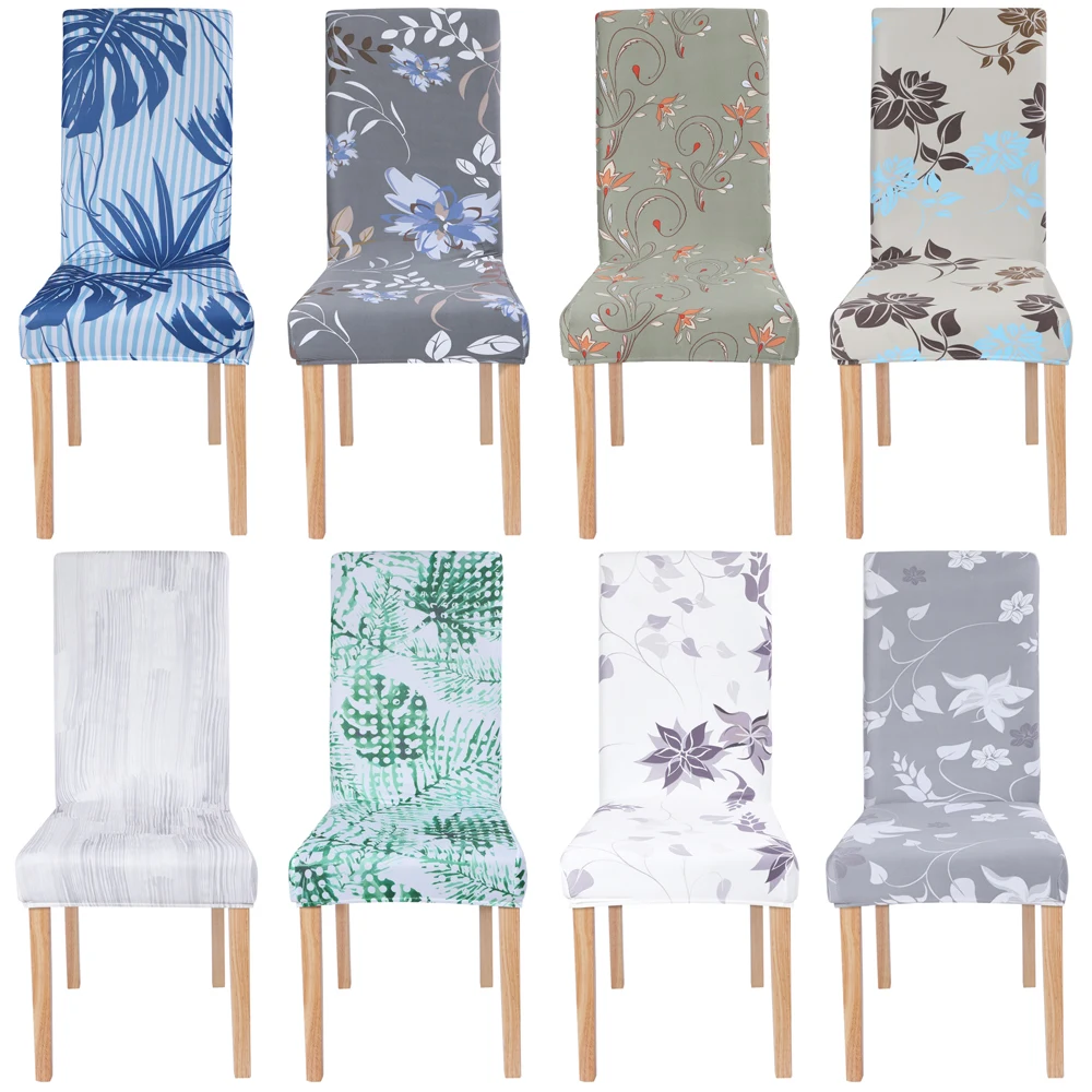 1/2 шт. Печатные эластичный спандекс покрывало для стула из сиденья Банкет