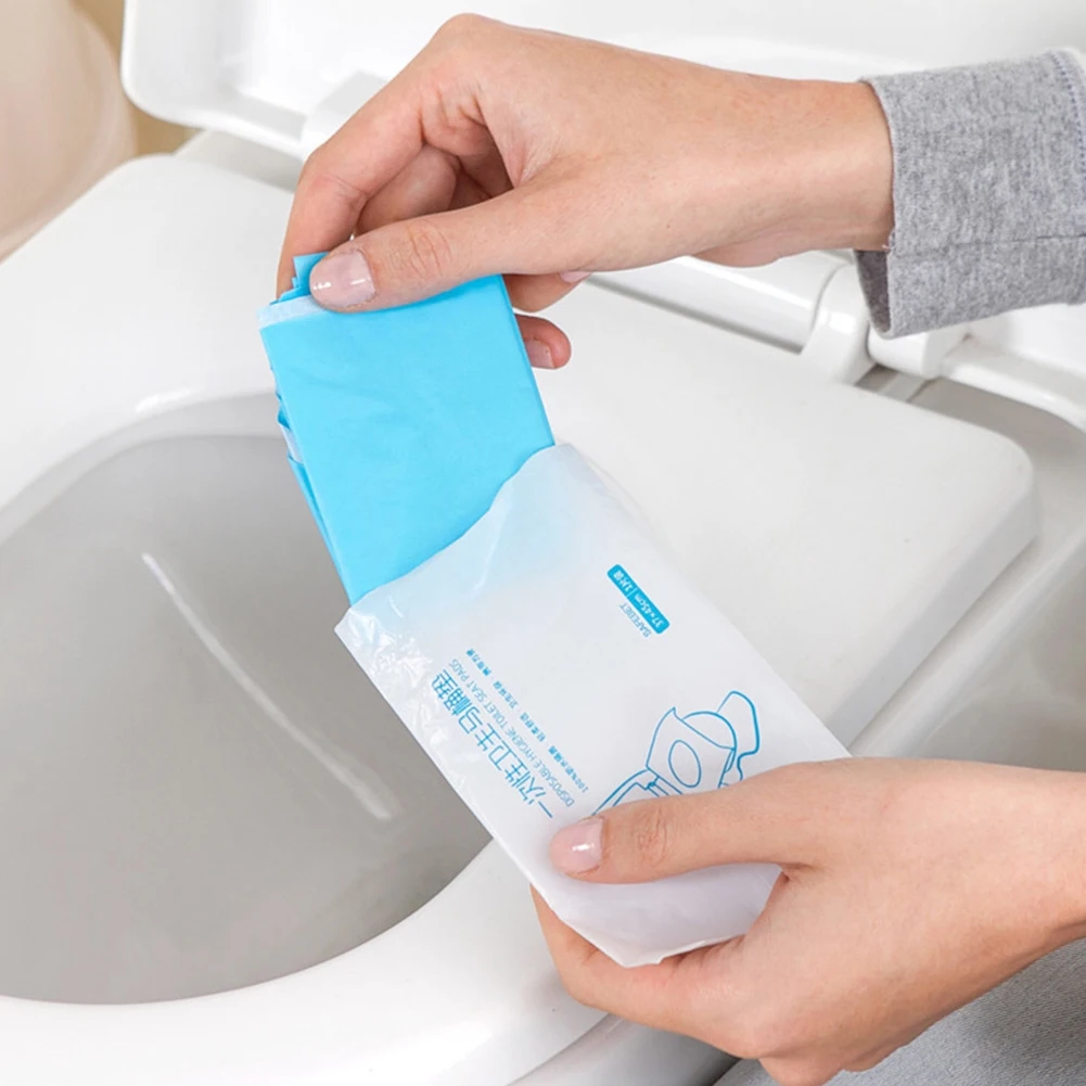 10 шт. одноразовые бумажные дорожные гигиенические Портативные