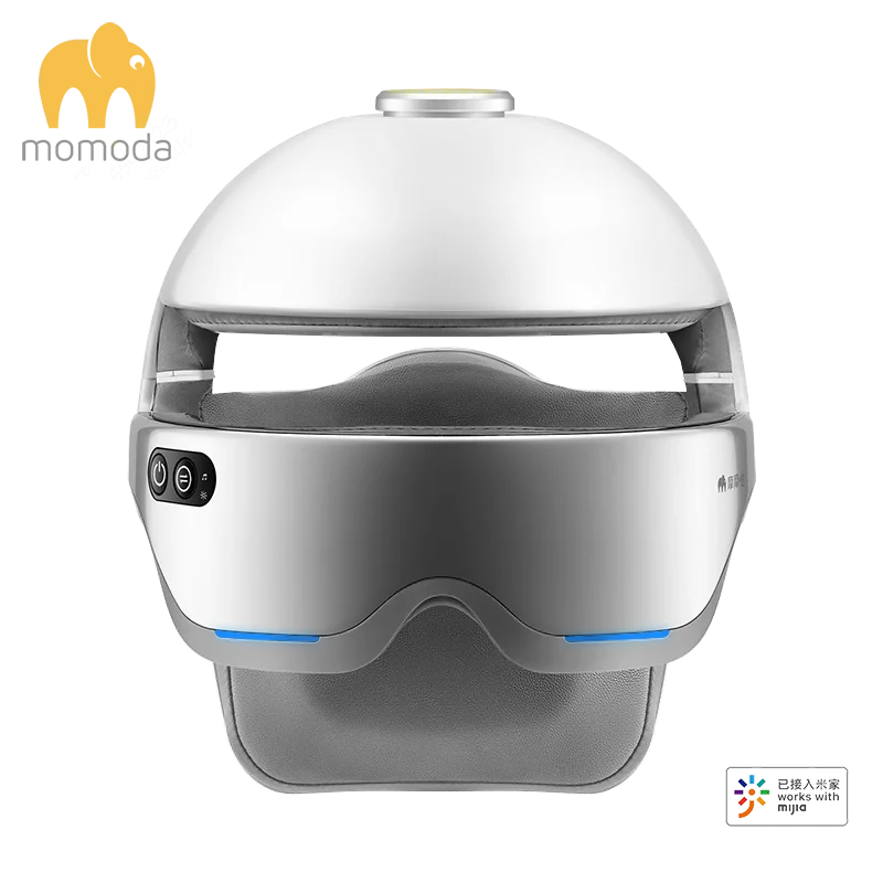 

YouPin Momoda Smart Massage Helmet 3-in-1 Massage for Head, Eye and Neck Head Massage Eye Airbag Compression Neck Vibration