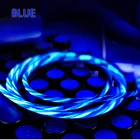 Светодиодный светящийся зарядный кабель для huawei P30 Mate 20 Y9 P smart honor 9x 8x 20i 10i realme xt Кабель с разъемом micro usb type-c для мобильный телефон кабель