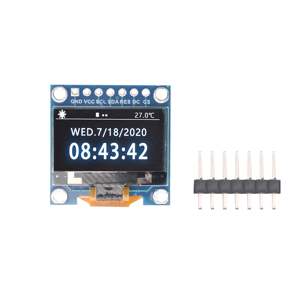 Модуль дисплея OLED 128X64 6/7 Pin 0 96 дюйма белый/синий/желтый/синий