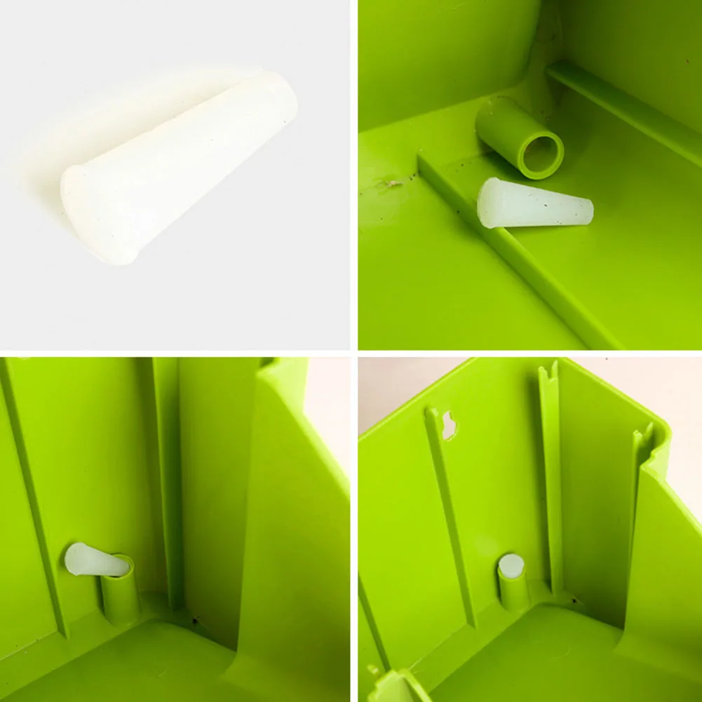 2 карманных дома смолы Вертикальная корзина самополив Штабелируемый цветок