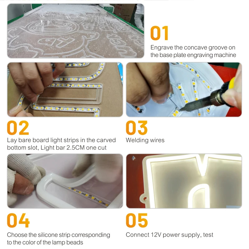 2021 New 6mm 8mm 12mm S Bendable Separate Newly Flexible Silicone Neon Strip RGB For LED Sign Waterproof IP67 | Освещение