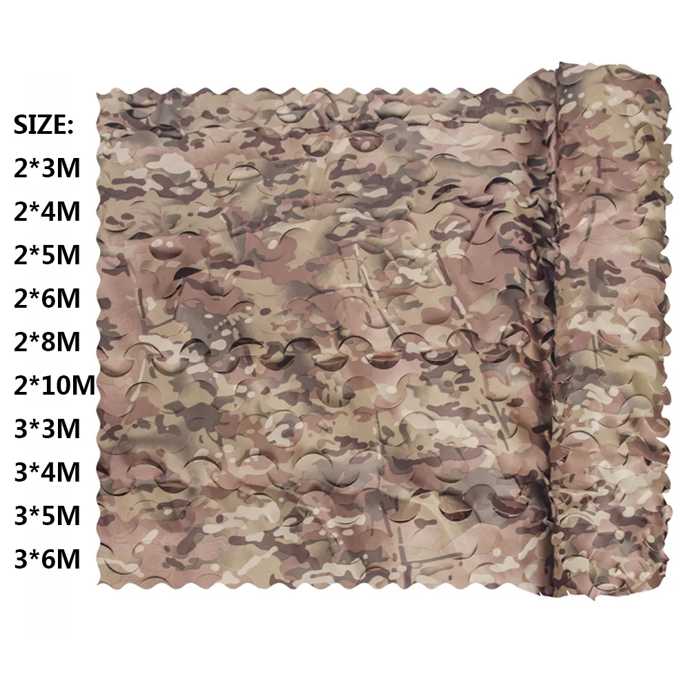 

DIY CP Camo Military Camouflage Net Camo Netting Army Nets Shade Mesh Hunting Garden Car Cover Outdoor Camping Sun Shelter Tent
