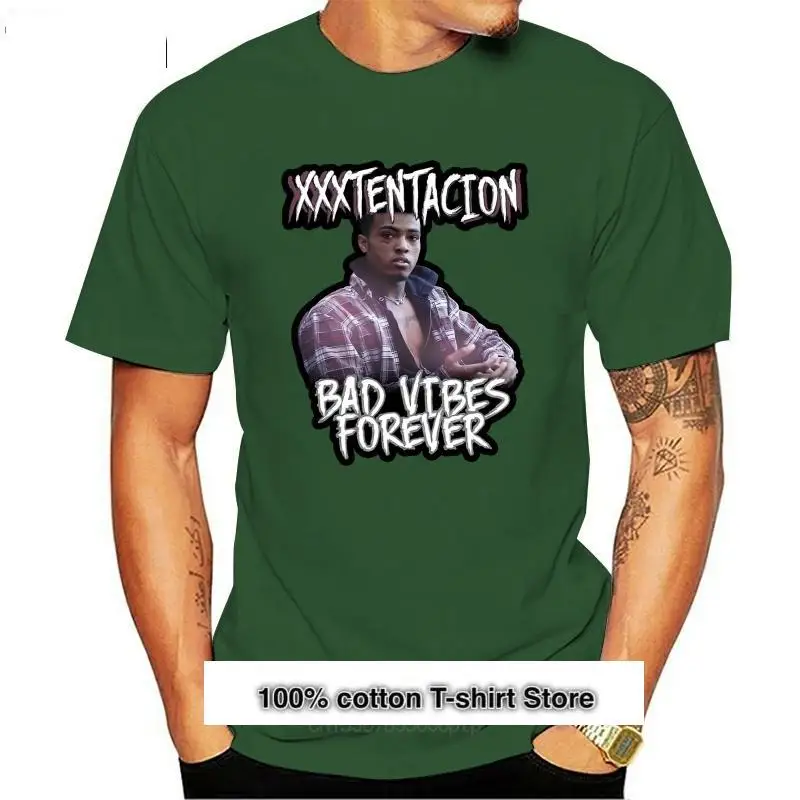 

XXXTENTACION-camiseta negra para hombre, S-2XL