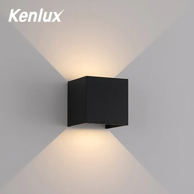 Kenlux 5 Вт Скандинавская настенная лампа Светодиодная алюминиевая цветная