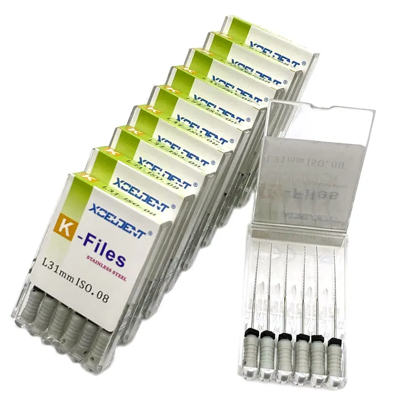 10 коробок Эндодонтический корневой канал K Файлы (Ручное использование)
