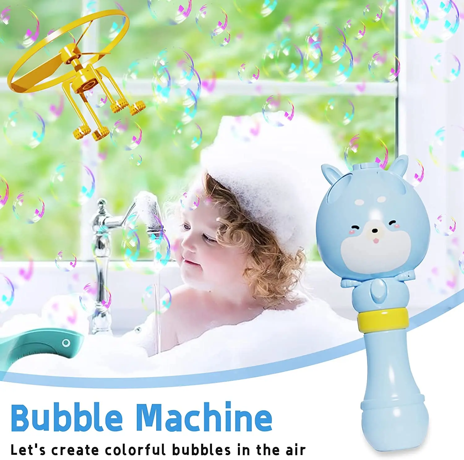 Машина для создания пузырьков воздуходувка разведения с палочками пластиковые