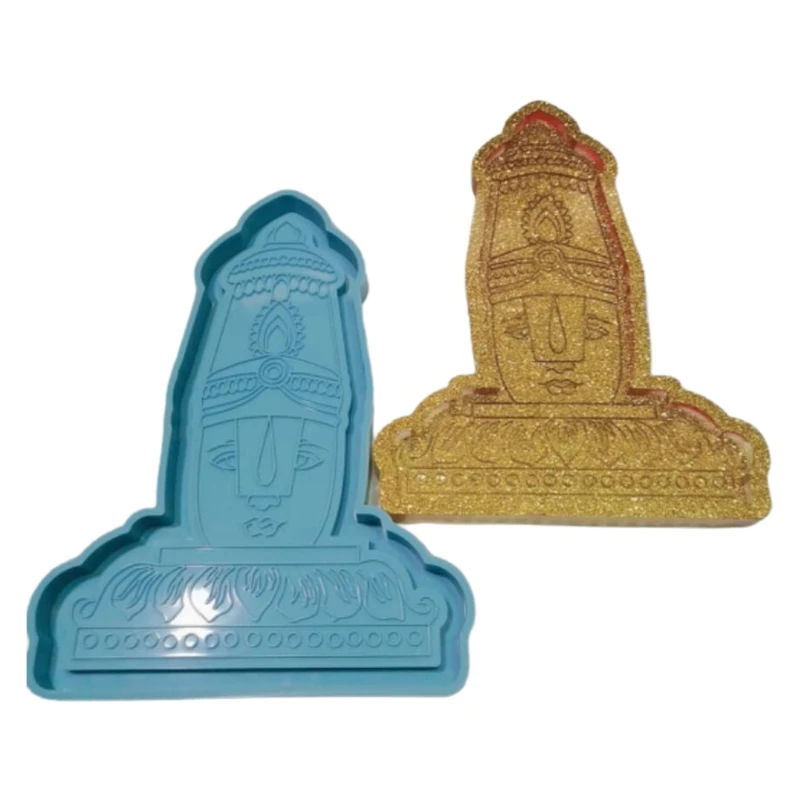 Handgemaakte Fruitschaal Siliconen Mal Diy Ambachten Casting Tool Boeddhabeeld Lade Epoxyhars Mal