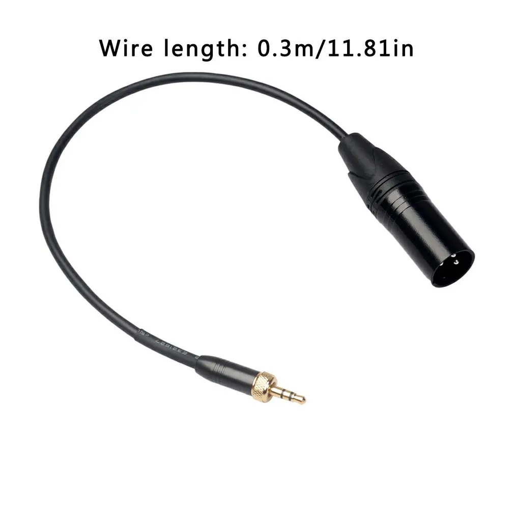 

30cm 3.5mm Stereo Plug Cable For Canon Nikon Sony Male To Male Cable For Wireless Microphone Camera Recorder Audio Cable
