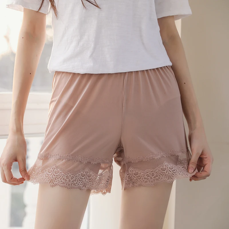 Новинка 2020 элегантные Сатиновые безопасные короткие штаны женские колготки