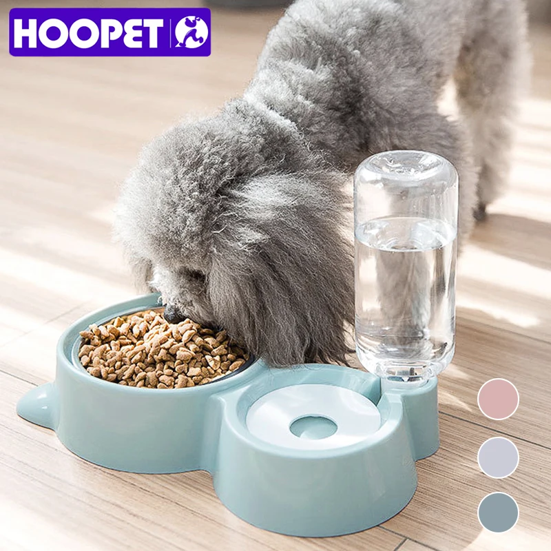 HOOPET бутылка для воды, миски для собак, маленькие большие собаки, щенок, кошка, поилка, Диспенсер, кормушка, продукт для домашних животных