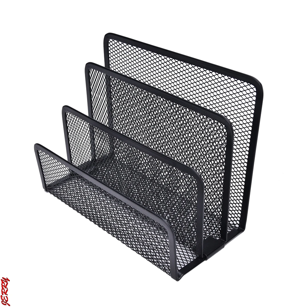 Черная проволочная папка с тремя буквами для ковриков держатель блокнота школы