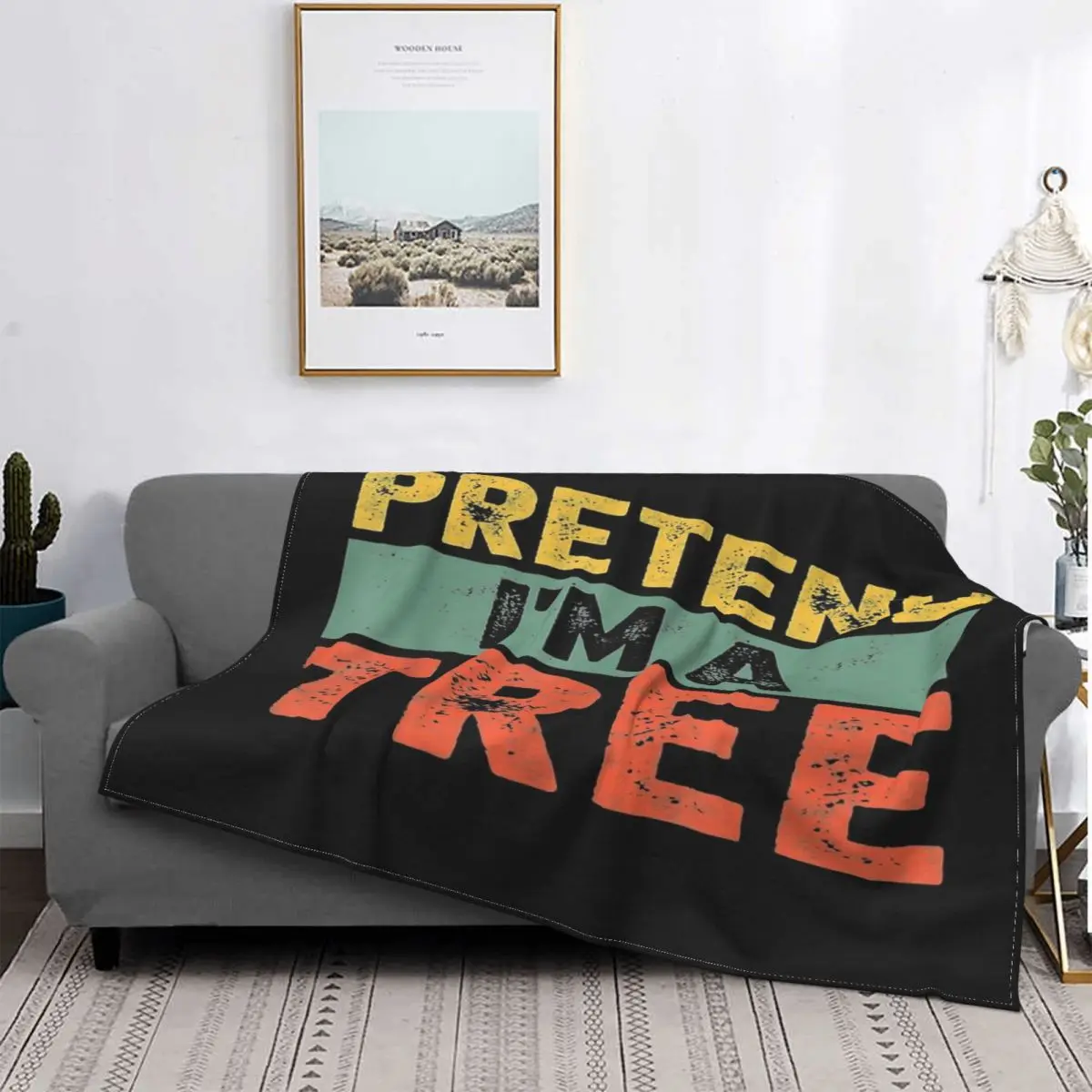 

Manta a cuadros de imitación de árbol, colcha de verano, toalla de playa Kawaii