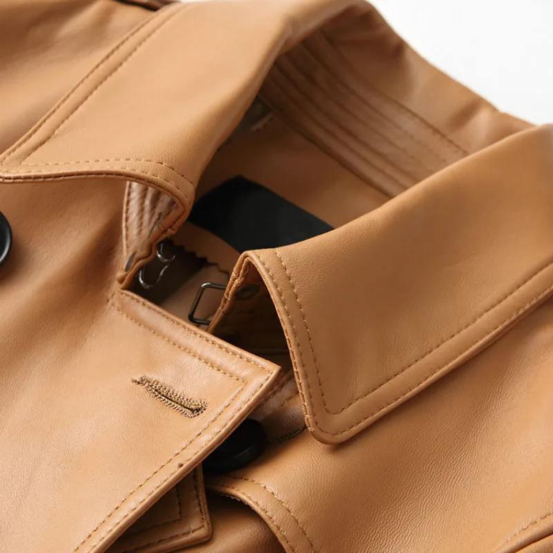 

Leather 2021 Sheepskin Winter Genuine Coat Jacket Women Women Sheepskin Jacket Slim Real Leather Long Coat Female Luxury Clothes