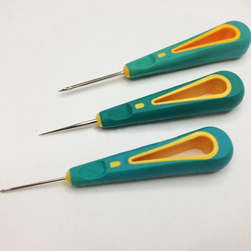 

Taper Sewing Tools Accessory Leather Shoes Repair Detachable Sewing Needles Awl Hook Needle Hand Stitcher Steel Stitcher