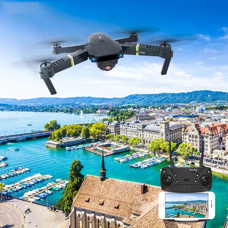 E58 мини беспилотный Радиоуправляемый летательный аппарат Квадрокоптер на