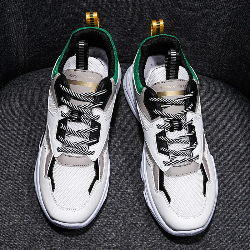

Autumn New Men Sneakers Mesh Breathable Shoes Male Lace Up Non-slip Men Low Tenis Sneakers Casual Mens Shoes Zapatos de hombre