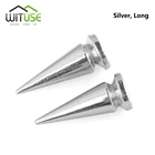 Крутые 1026 мм Шипы Заклепки для кожаных пуль золотистые серебристые металлические шпильки и шипы для украшения одежды 10 фото