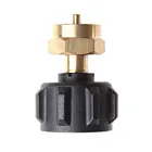 Уличный длинный плоский коннектор для преобразования бензобака, металлический рефлектометр для походов, адаптер для заправки бензобака 1 шт.