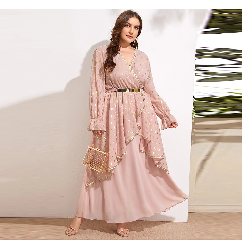 Рамадан, розовая Абая, искусственная кожа, ислам, Пакистан, мусульманское длинное платье макси, Абая для женщин, кафтан, марокканский халат, ...
