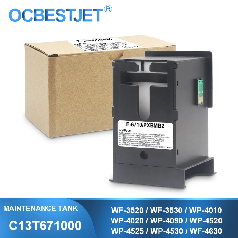 C13T671000 T671000 T6710 чернильница отработанных чернил для Epson WP 4520 4530 4533 4540 4590 4010 4020|maintenance