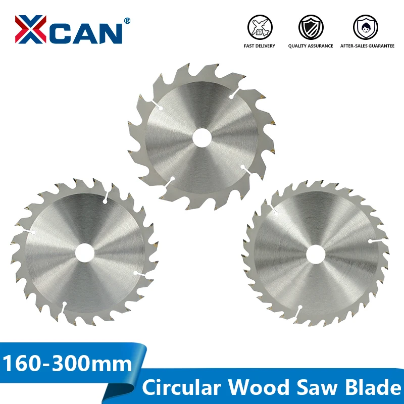 

XCAN Saw Blade 160-300mm Circular Saw Blade Carbide Tipped Saw Disc Woodworking Cutting Blade Disc