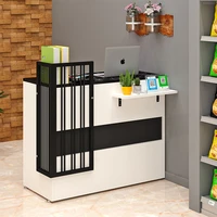 cashier supermarket shop small bar counter simple modern clothing store convenience store nordic style counter reception desk