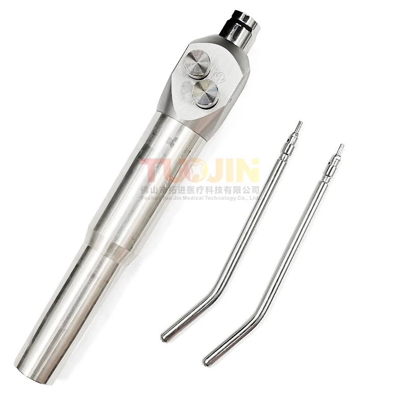 Стоматологический наконечник с тройным шприцем для распыления воздуха и воды 2