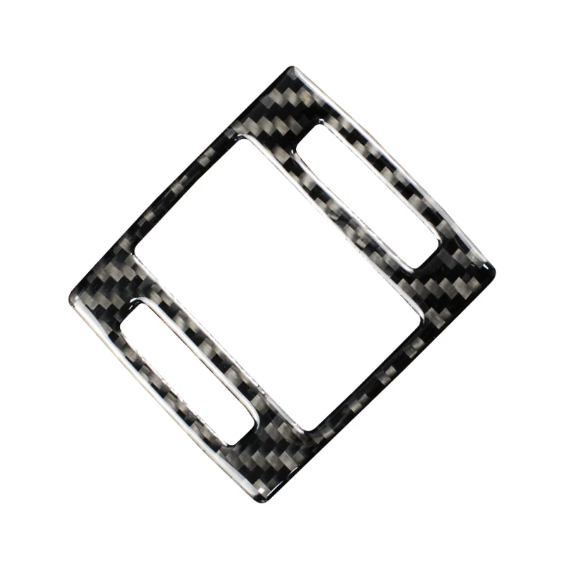 

For Audi A6 C7 Accessories Carbon Fiber Interior Trim Central Air Conditioner Outlet Decoration Frame Car-Styling