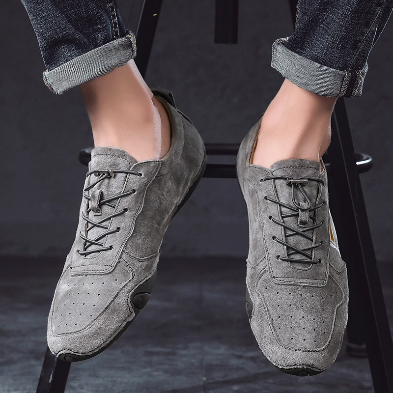 SIMUGOYA/Новинка кожаная мужская повседневная обувь удобная мягкая высокого