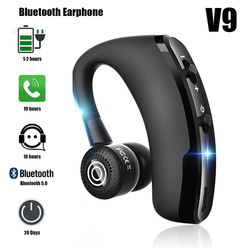 

TWS-наушники V9 с поддержкой Bluetooth 5,0 и микрофоном