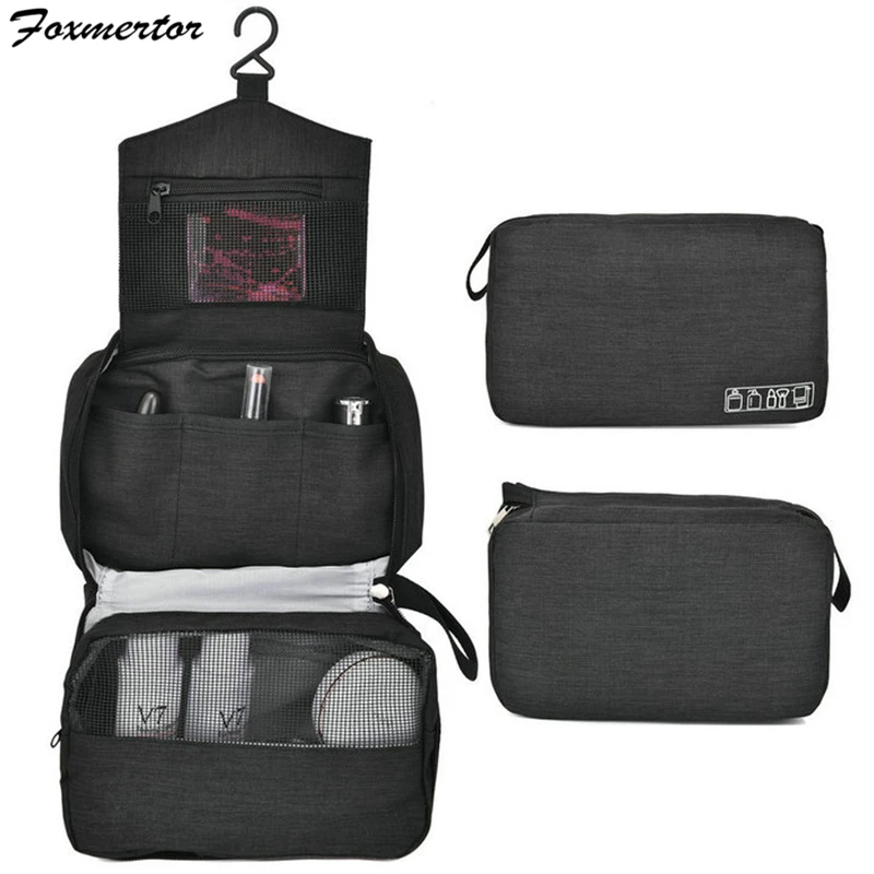 Hanging Travel Toiletry Bag for Men and Women Makeup Bag Cosmetic Beautician Folding Bag Bathroom and Shower Organizer toilettas