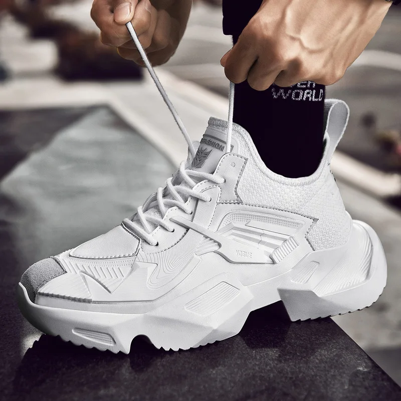 

Men Casual Shoes All Black Sneakers High Quality City Fashion Shoes 2019 Men Trainers Youth Boys Footwear Chunky Shoes Beautiful